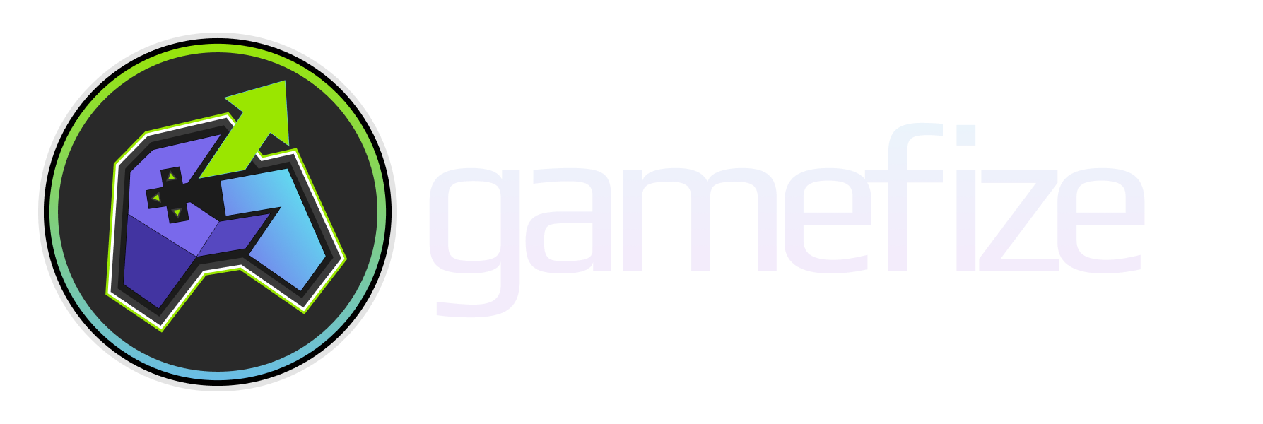 Gamefize logo and banner text